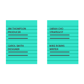 Help them know who's who 
