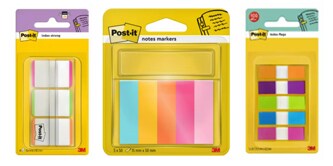 Post-it® Index Flags, Page Markers and Tabs
